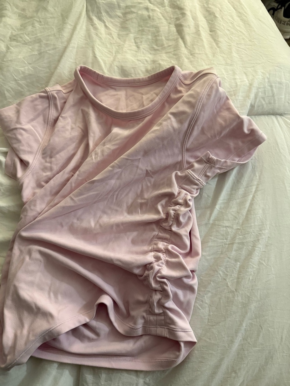 lululemon athletica Light Pink Short Sleeve Tee